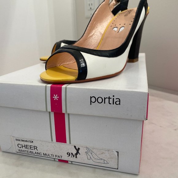 Womans, Portia brand, 9 Medium, sling back, open toe, high heel, shoes - Picture 4 of 12